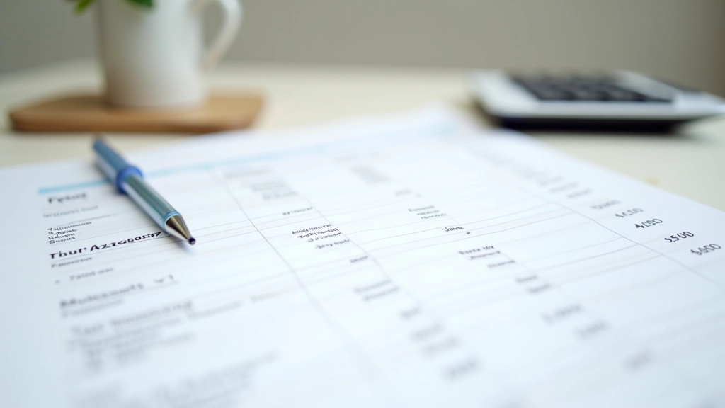 Simple spreadsheet or written budget breakdown showing income minus expenses